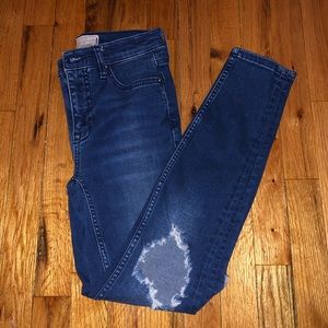 Free People ripped jeans